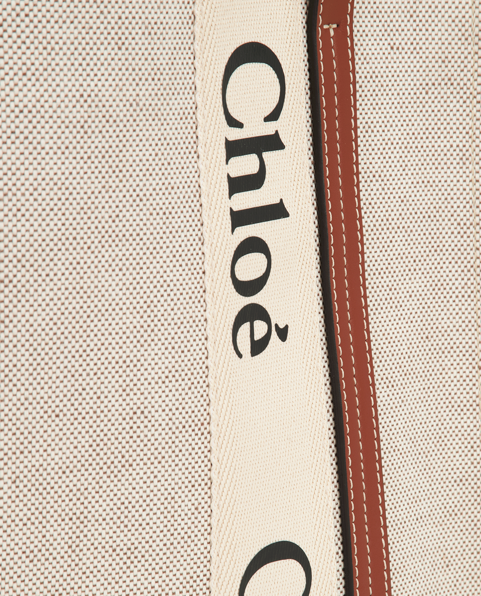 Woody Tote, &pound;395, Handbags, Beige, Canvas, Other view